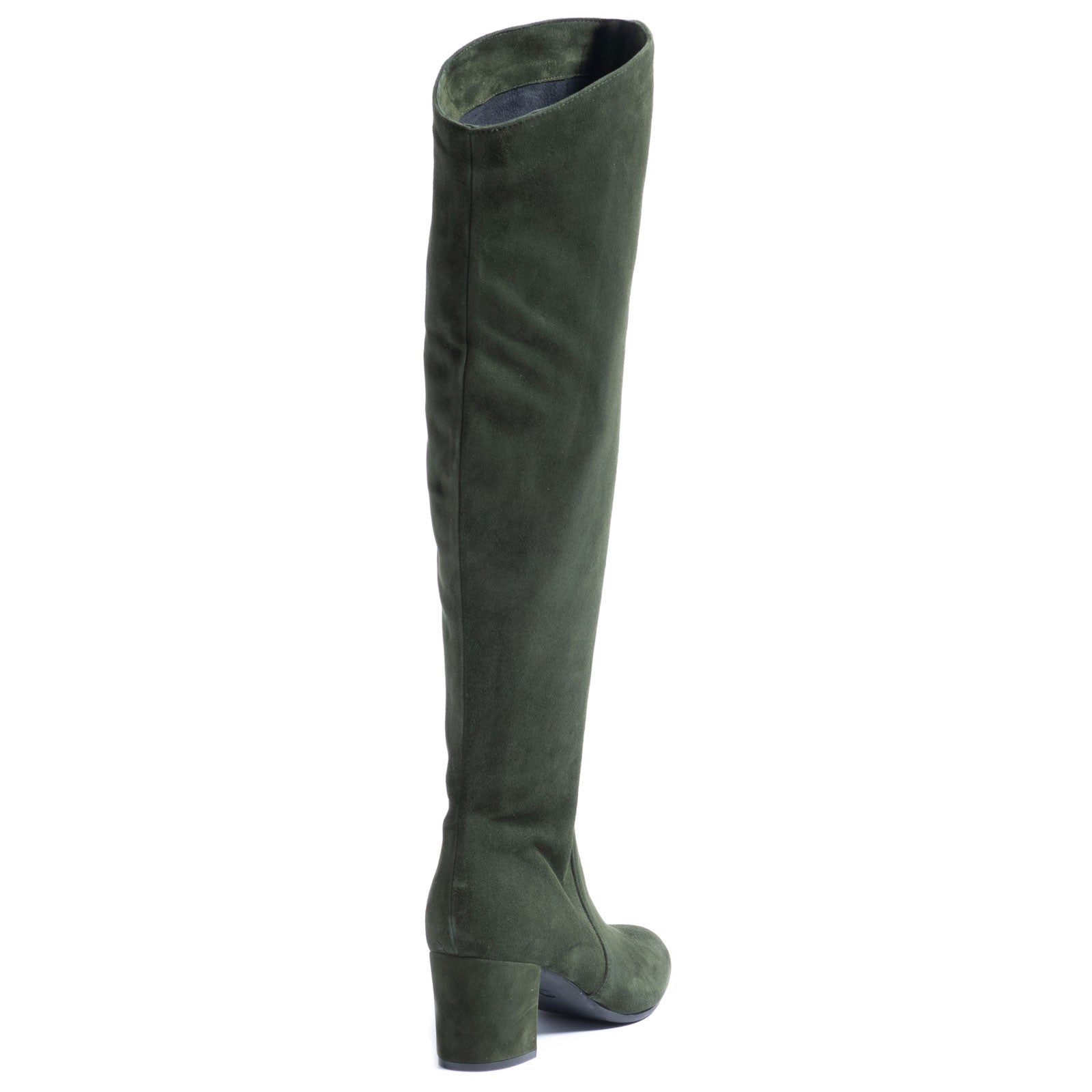 Product image for Herring Varese ladies rubber-soled boots in green suede