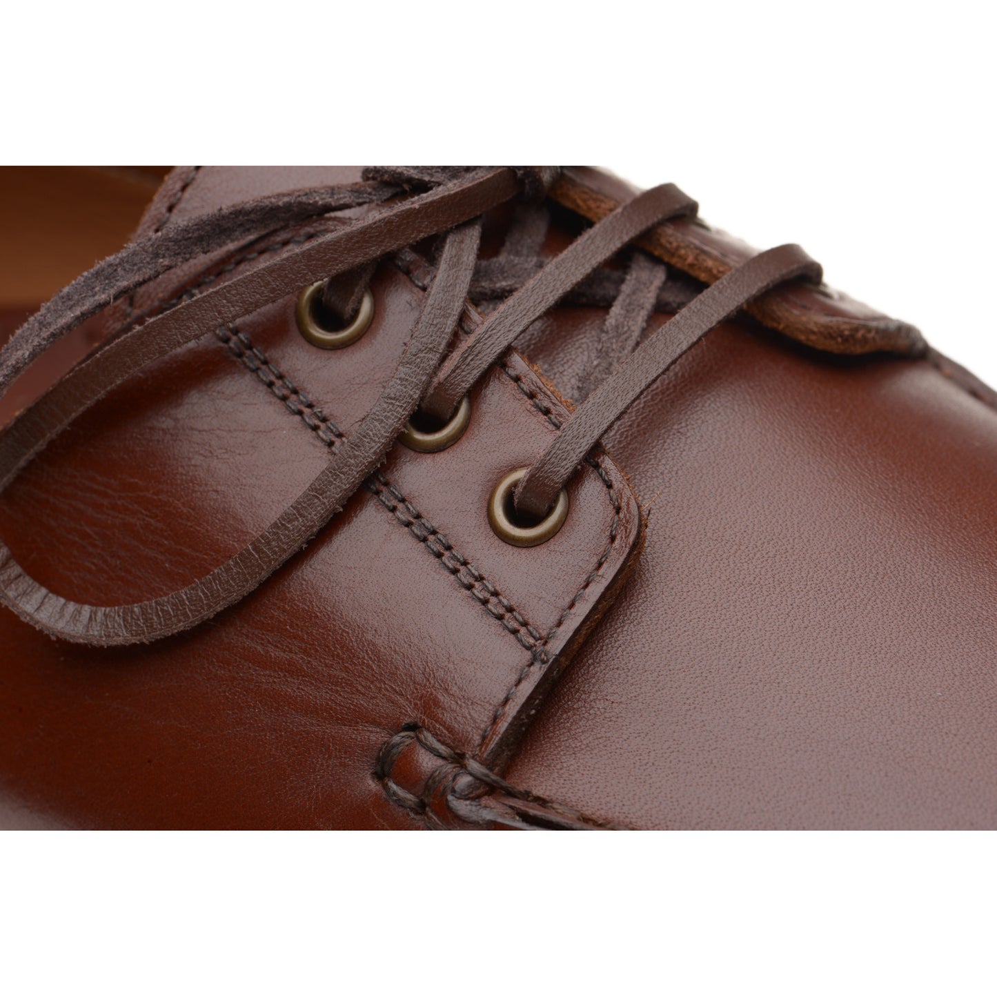 Product image for Herring Vilamoura mens rubber-soled deck shoes in brown pull up