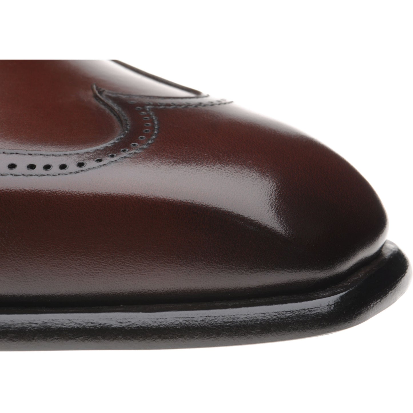 Product image for Herring Villiers mens brogues in brown calf