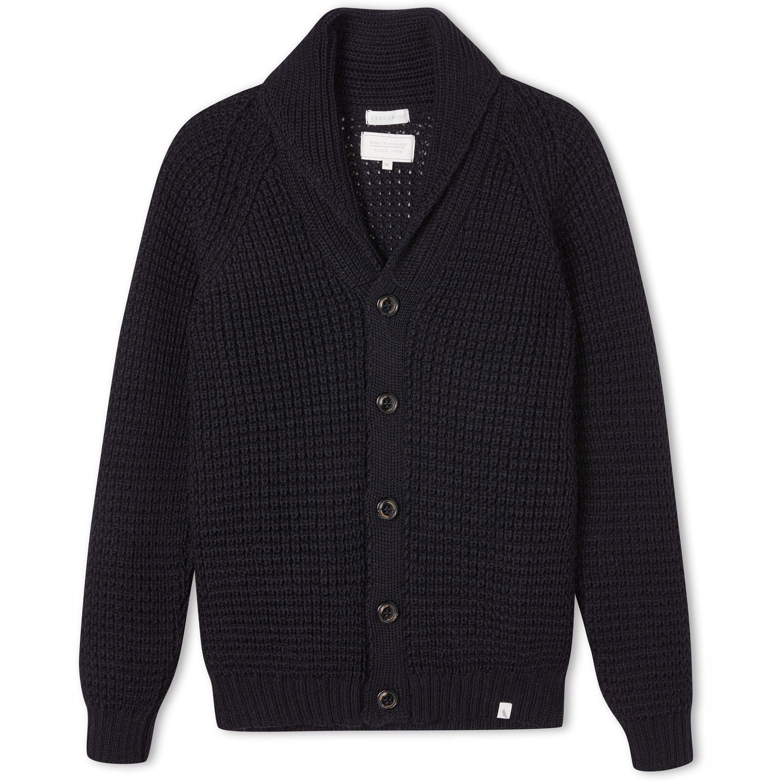 Herring Waffle Shawl Cardigan by Peregrine in navy – Herring Shoes