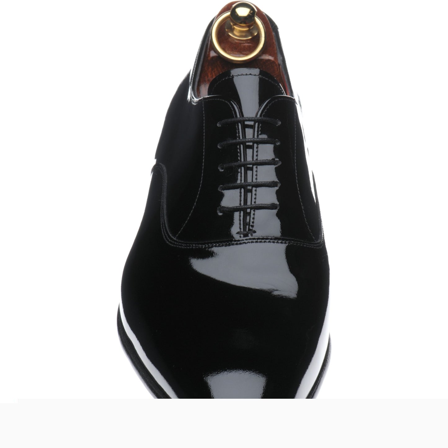 Product image for Herring Waltz II mens Oxfords in black patent