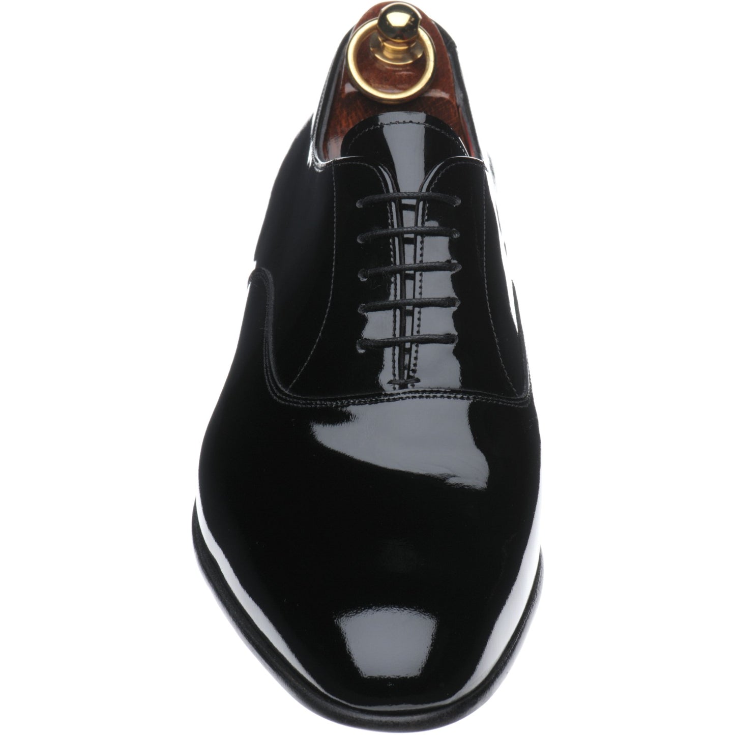 Product image for Herring Waltz II mens Oxfords in black patent