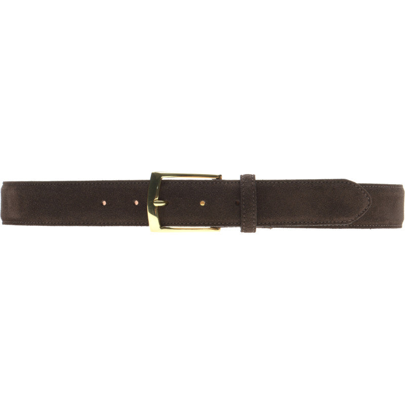 Product image for Herring Westminster Belt in dark brown suede