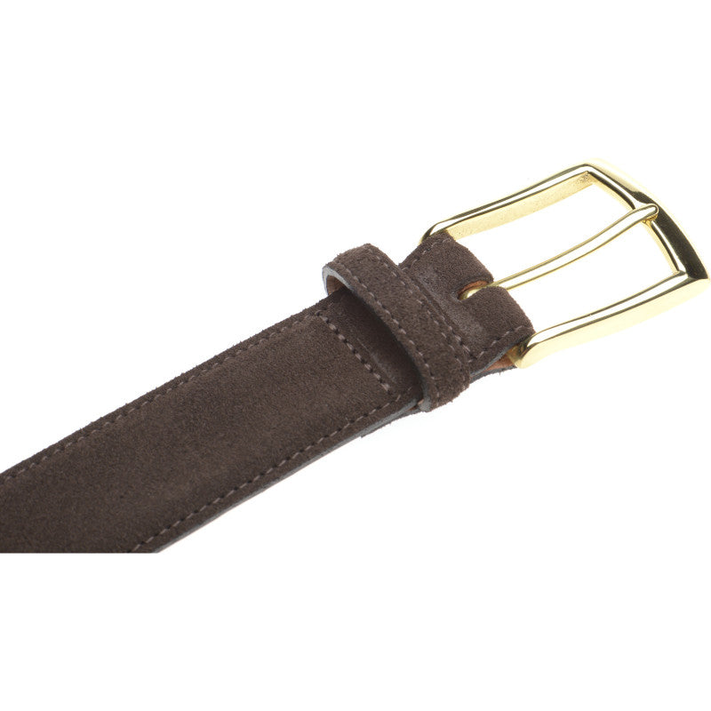 Product image for Herring Westminster Belt in dark brown suede