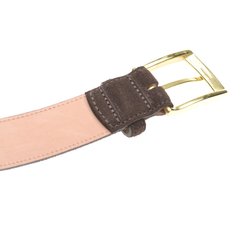 Product image for Herring Westminster Belt in dark brown suede