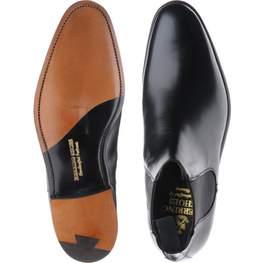 Product image for Herring Wilson mens Chelsea boots in black calf (second)