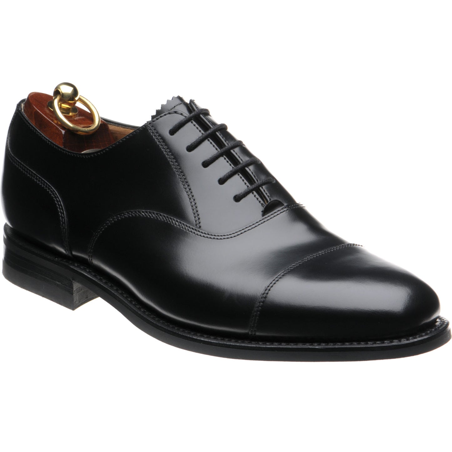 Product image for Loake 300 mens Oxfords in black polished (second)