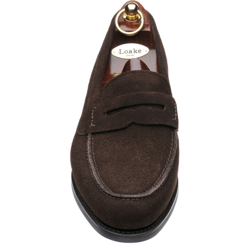 Product image for Loake 356 in dark brown suede