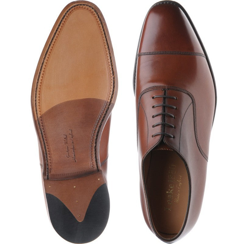 Product image for Loake Aldwych in mahogany calf
