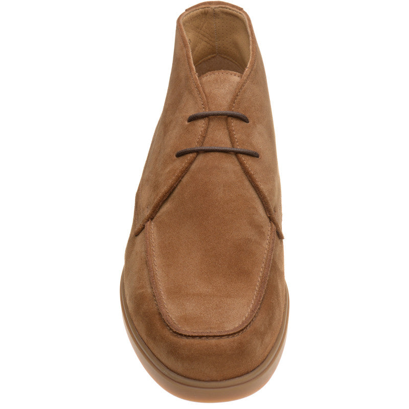 Product image for Loake Amalfi mens rubber-soled Chukka boots in chestnut suede