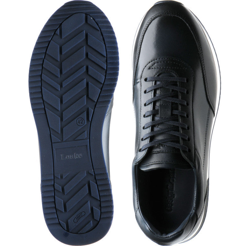 Product image for Loake Bannister in navy calf