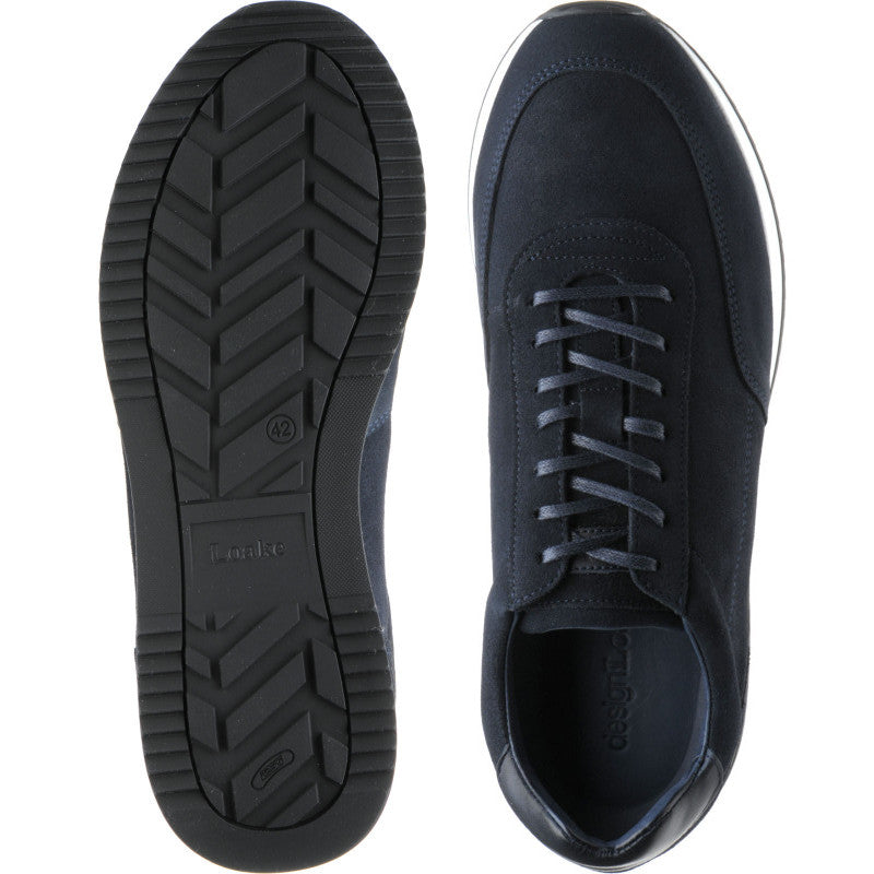 Product image for Loake Bannister in navy suede