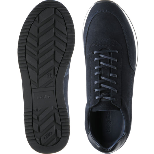 Product image for Loake Bannister in navy suede