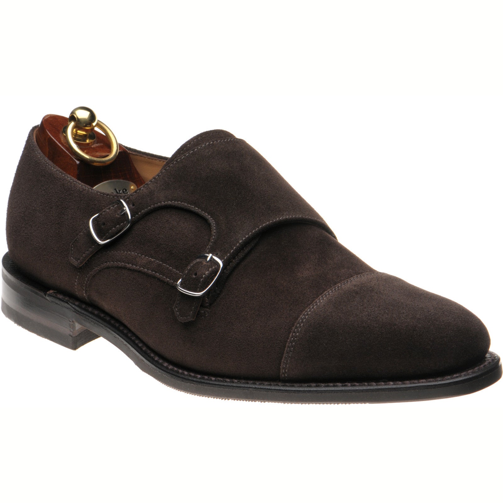 Product image for Loake Cannon (Rubber) in dark brown suede