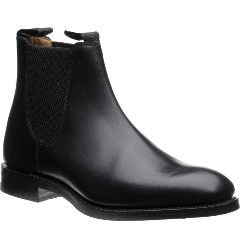 Product image for Loake Chatsworth (Rubber) in black calf