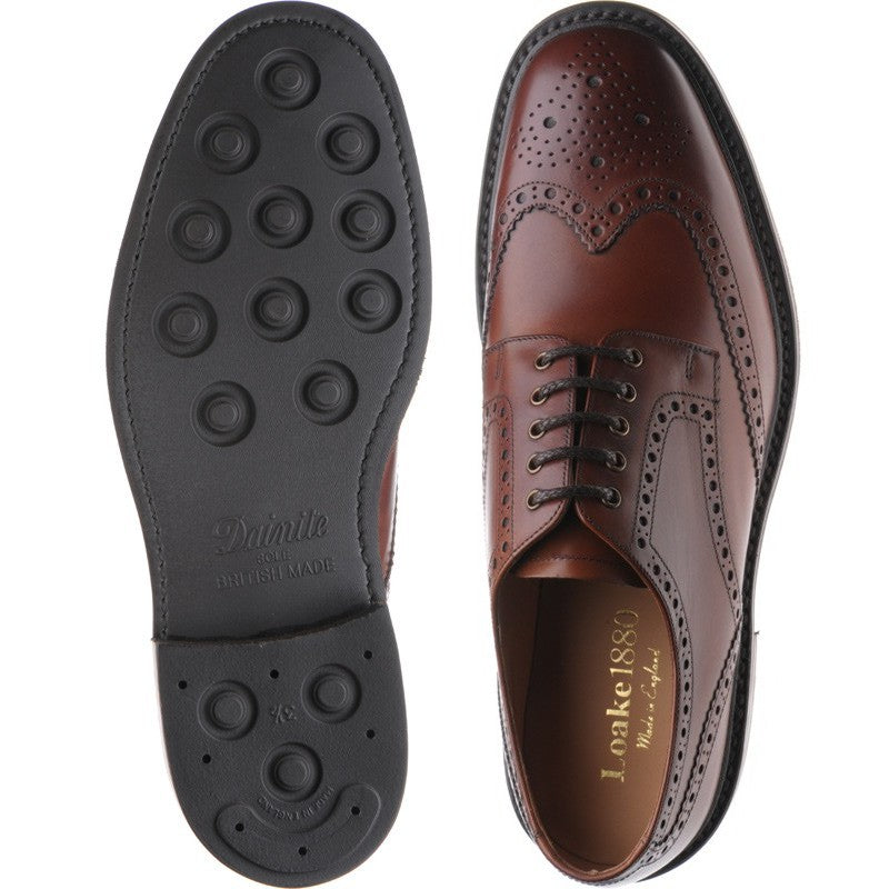 Product image for Loake Chester (Rubber) in mahogany calf