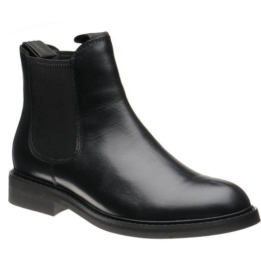 Product image for Loake Ducksworth in black waxy calf