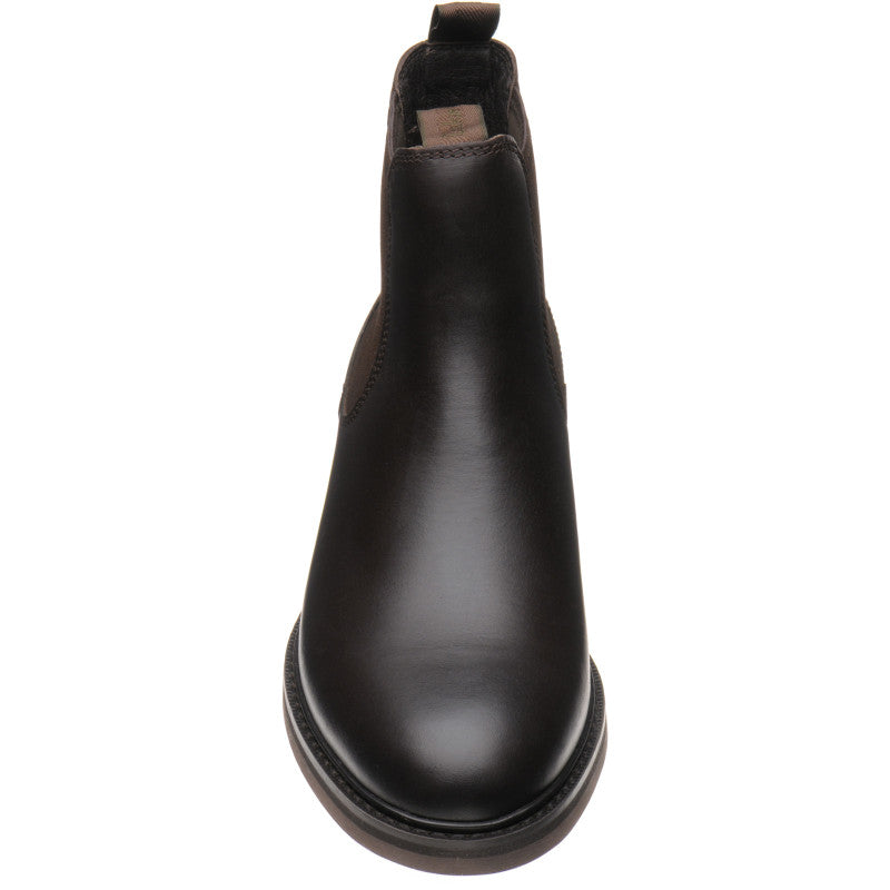 Product image for Loake Ducksworth mens rubber-soled Chelsea boots in dark brown waxy calf