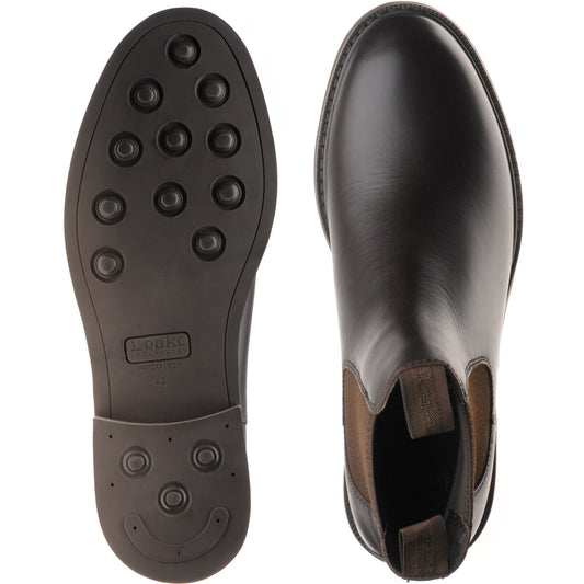 Product image for Loake Ducksworth in dark brown waxy calf