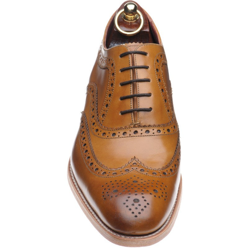 Product image for Loake Fearnley mens brogues in tan calf (second)