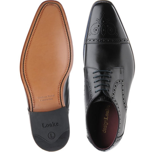 Product image for Loake Foley in black calf