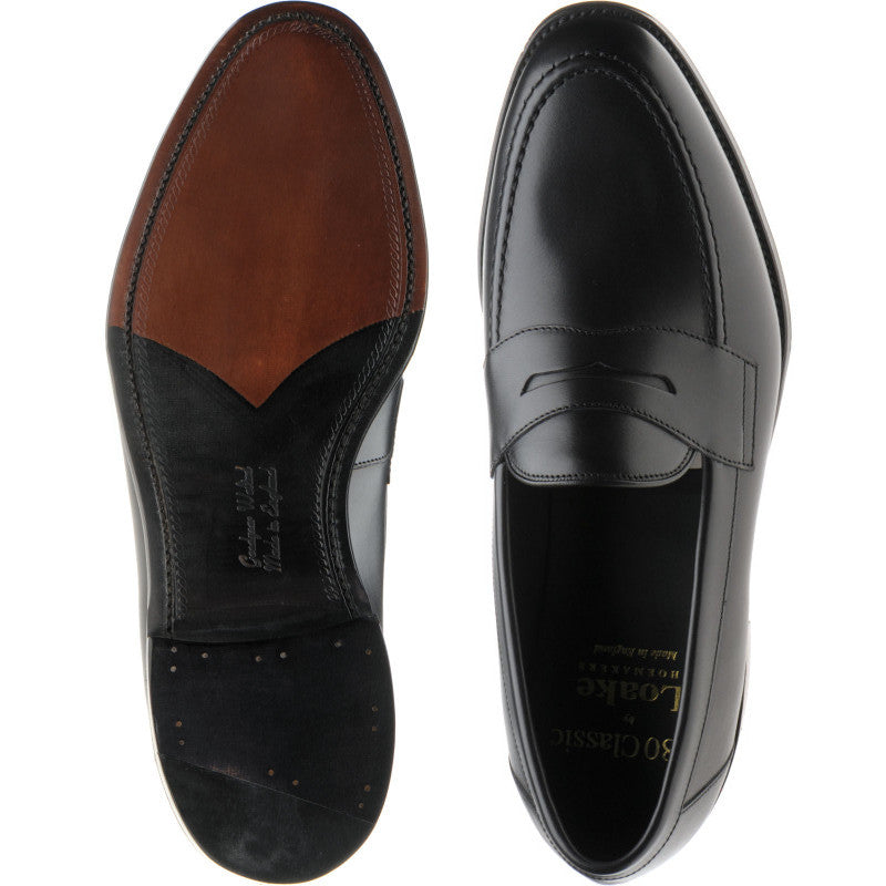 Product image for Loake Hornbeam in carbon black calf