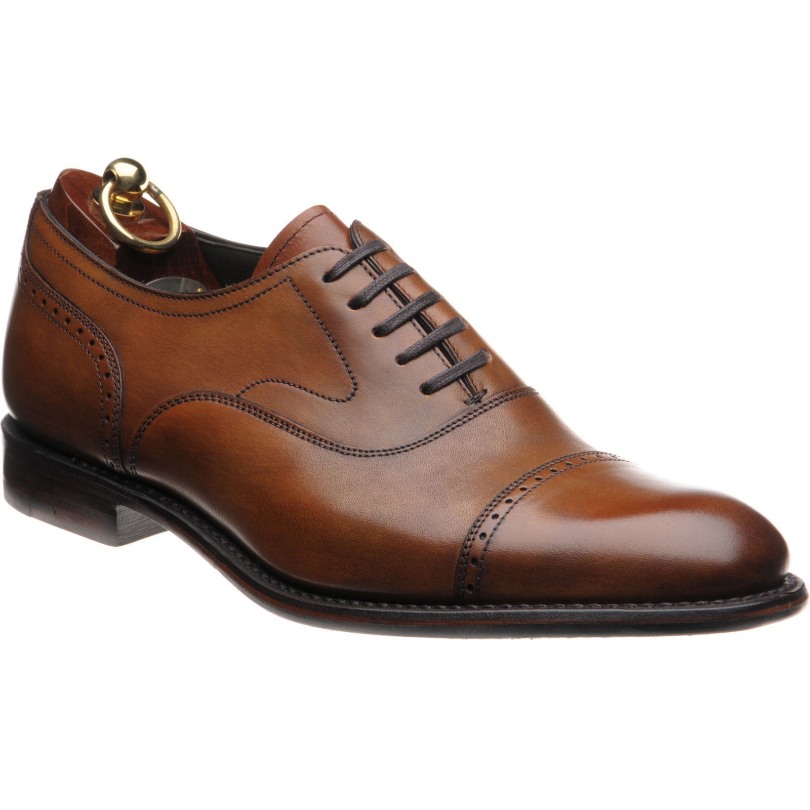 Product image for Loake Hughes in chestnut brushpainted calf