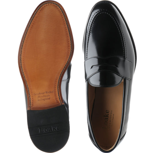 Product image for Loake Imperial in black polished