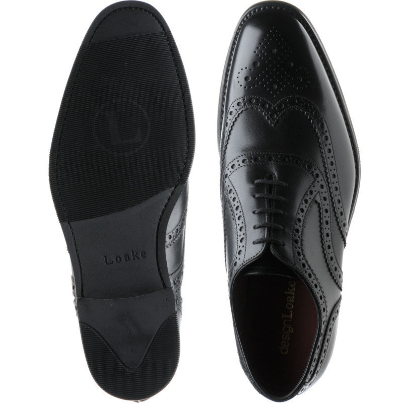 Product image for Loake Kerridge in black calf