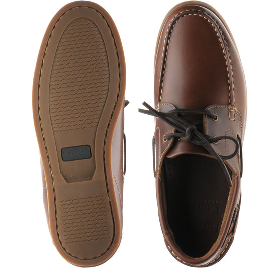 Product image for Loake Lymington in brown waxy