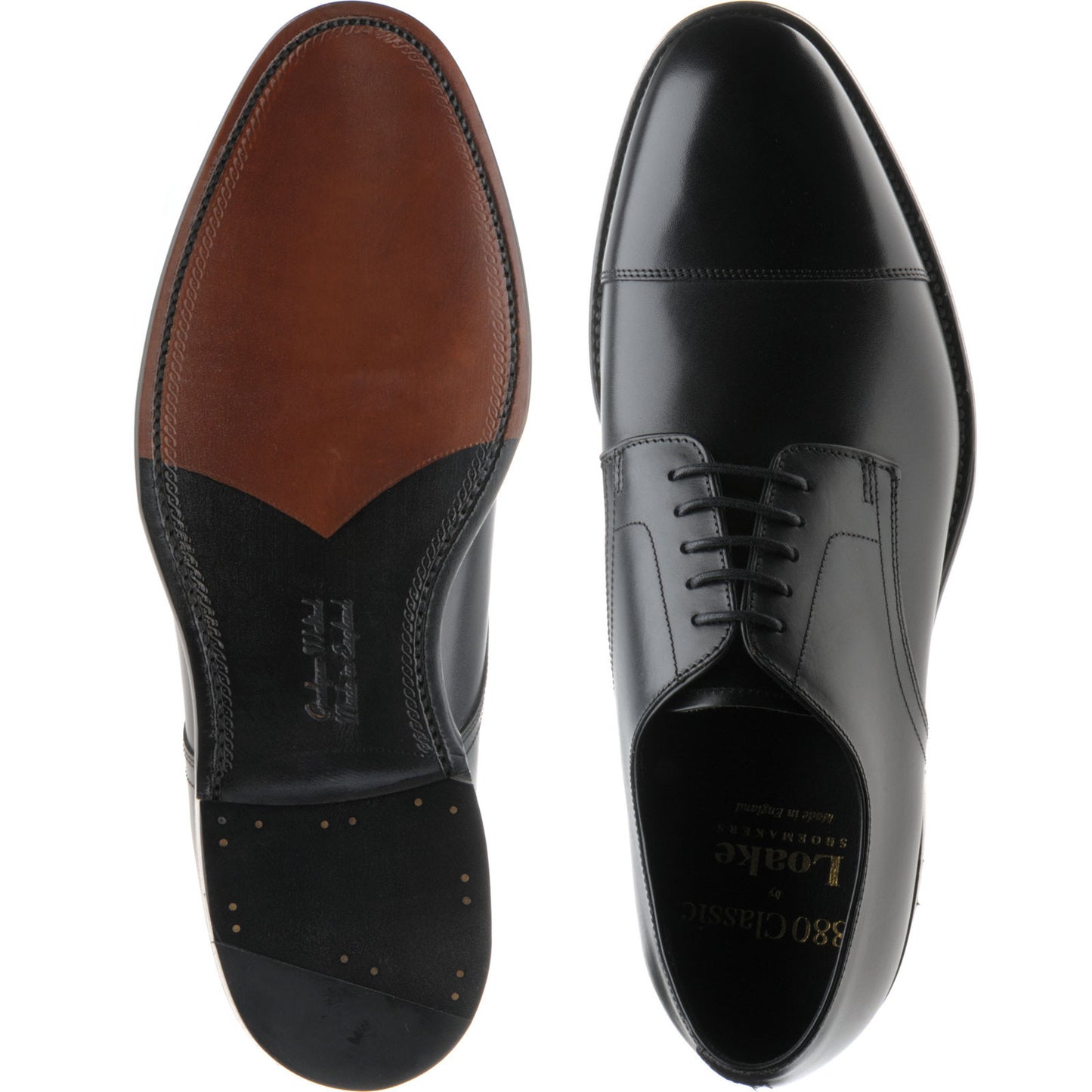 Product image for Loake Petergate in carbon black calf