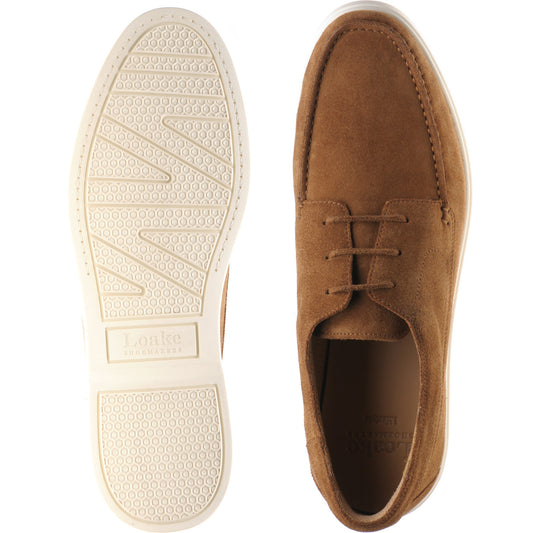 Product image for Loake Sardinia in chestnut suede