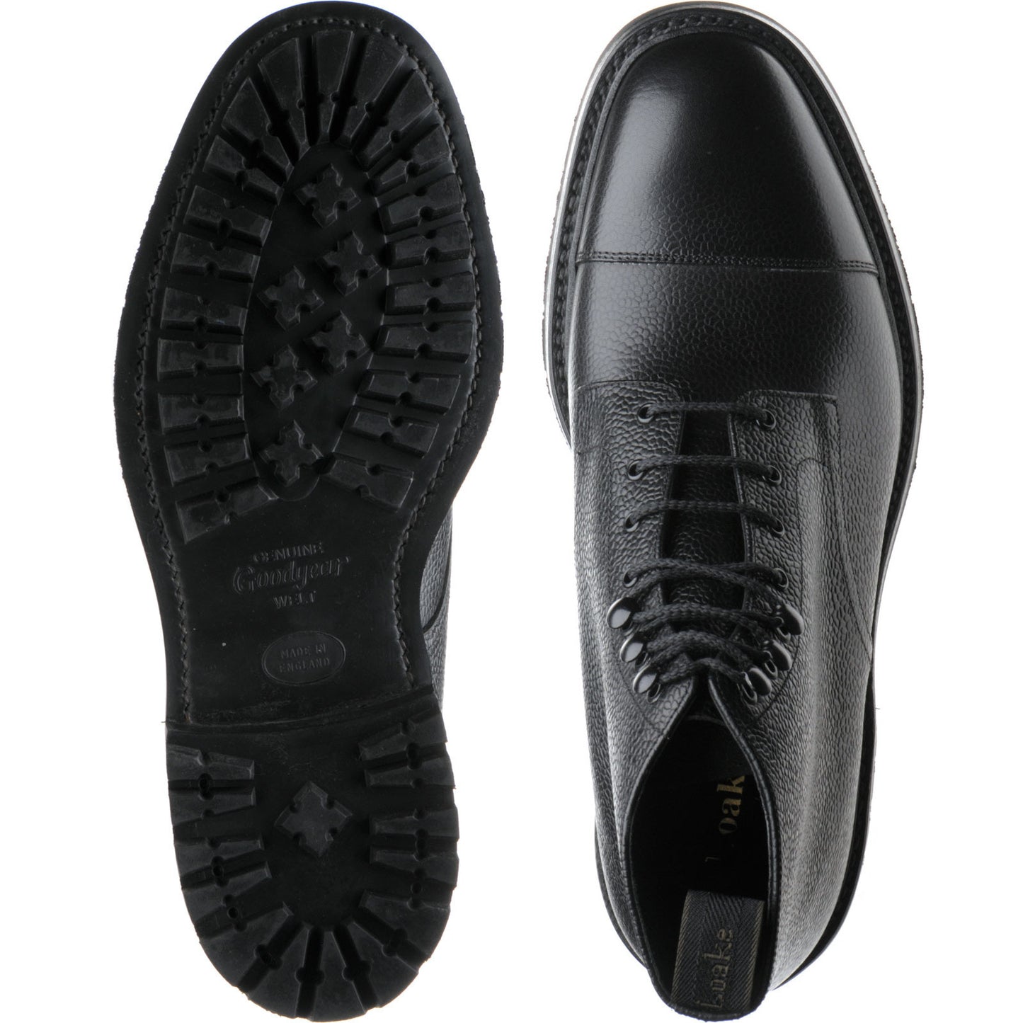 Product image for Loake Sedbergh in black grain calf