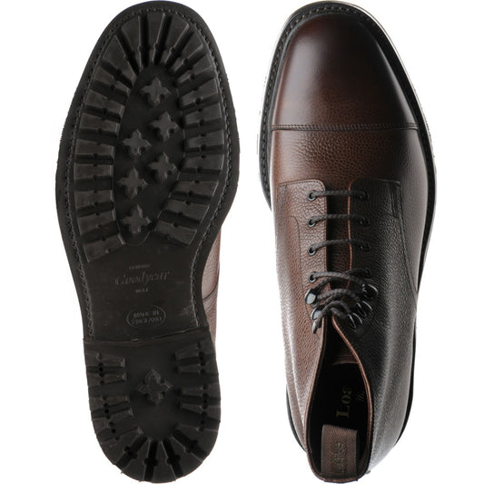 Product image for Loake Sedbergh in dark brown grain calf