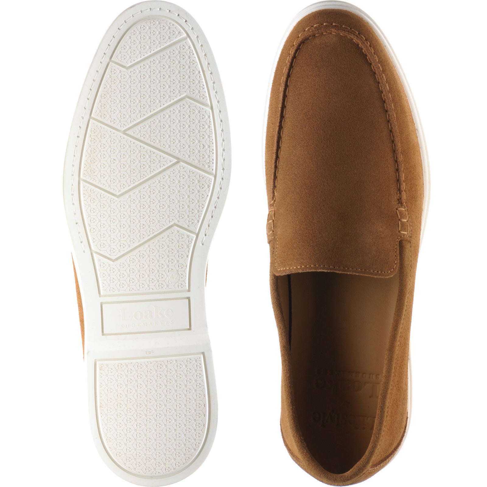 Product image for Loake Tuscany in chestnut suede