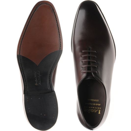 Product image for Loake Wholebury in dark brown calf