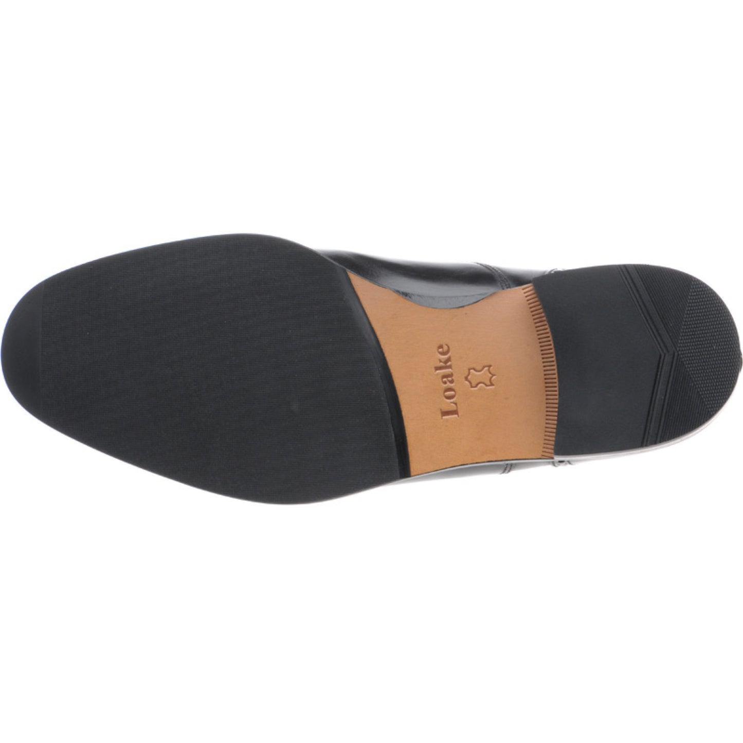 Product image for Loake Woodstock in black calf and polished