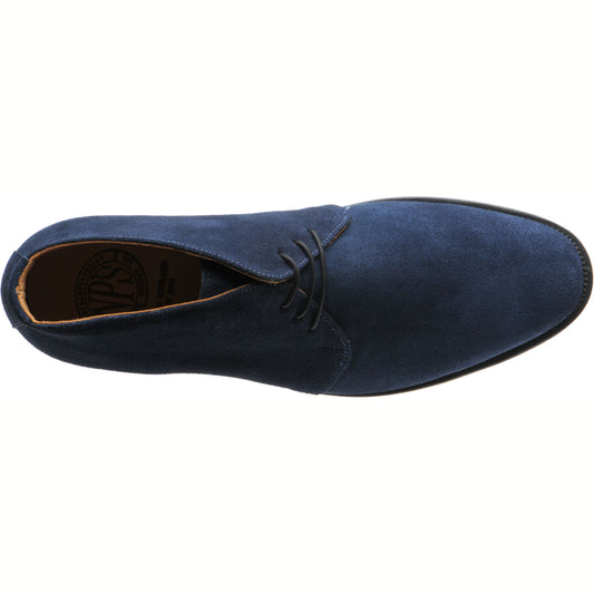 Product image for NPS Russell mens Chukka boots in navy suede