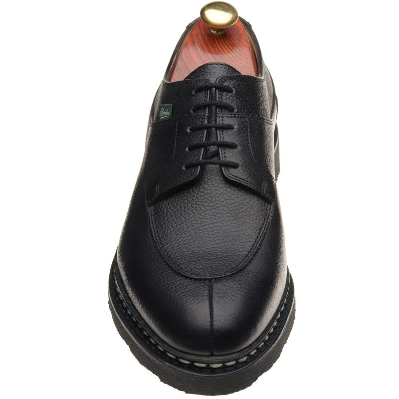 Product image for Paraboot Avignon mens rubber-soled Derby shoes in griff noire