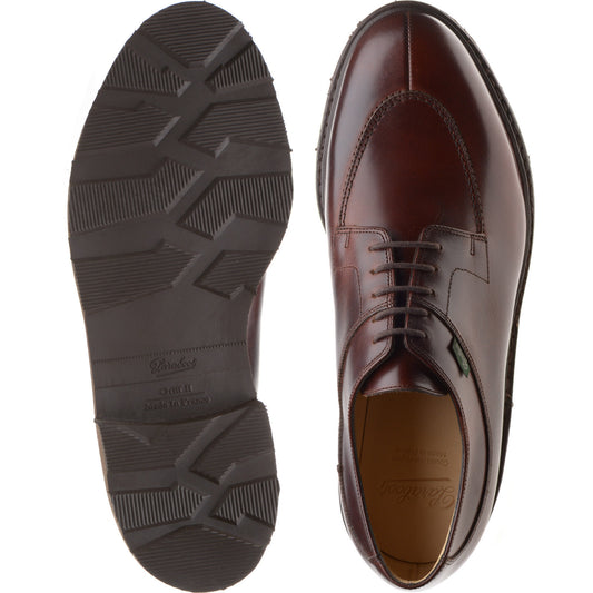 Product image for Paraboot Avignon mens rubber-soled Derby shoes in lisse ecorse