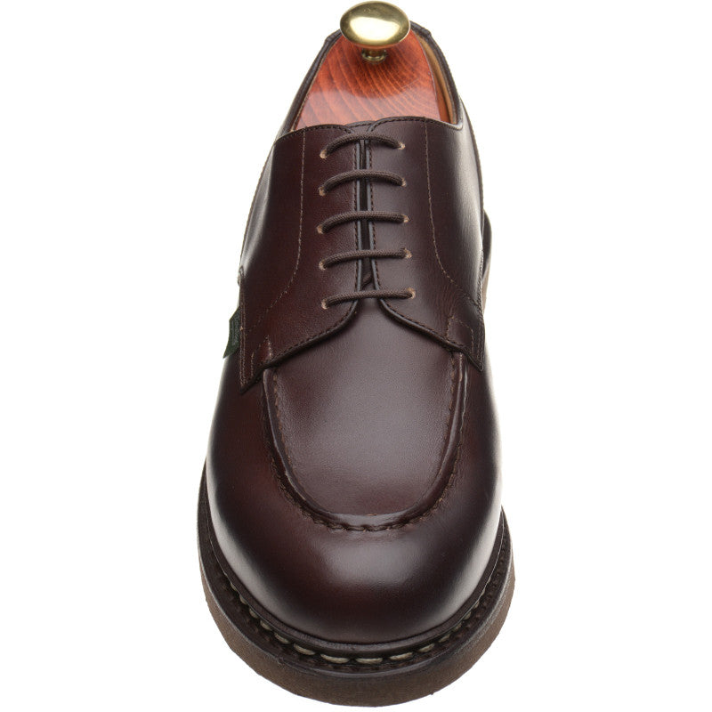Product image for Paraboot Chambord mens rubber-soled in lisse cafe brown