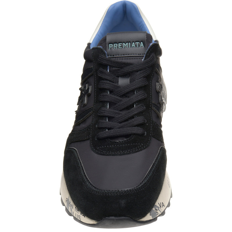 Product image for Premiata Lander mens rubber-soled trainers in black