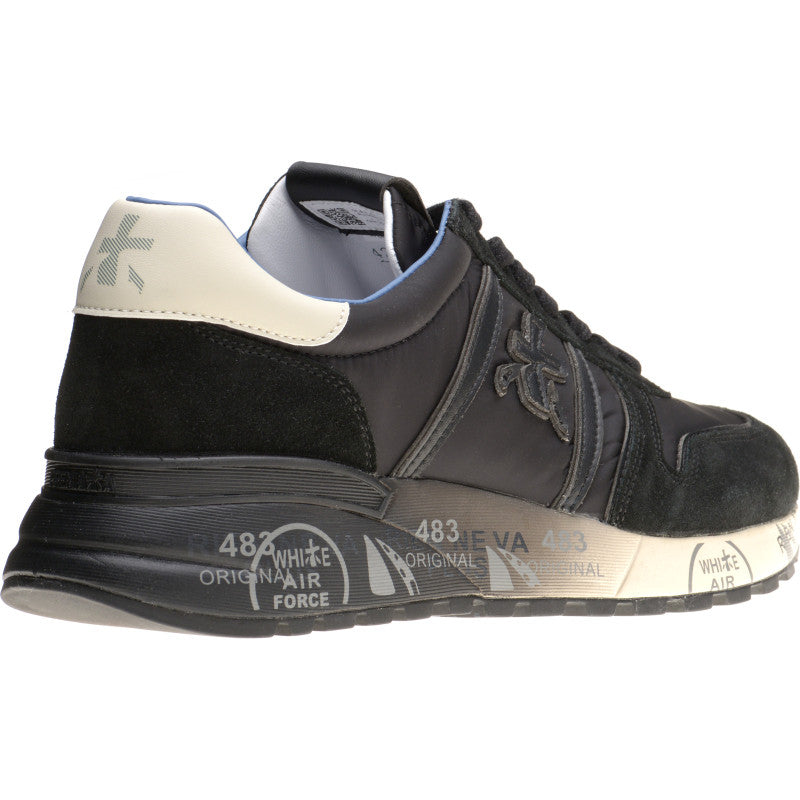 Product image for Premiata Lander mens rubber-soled trainers in black