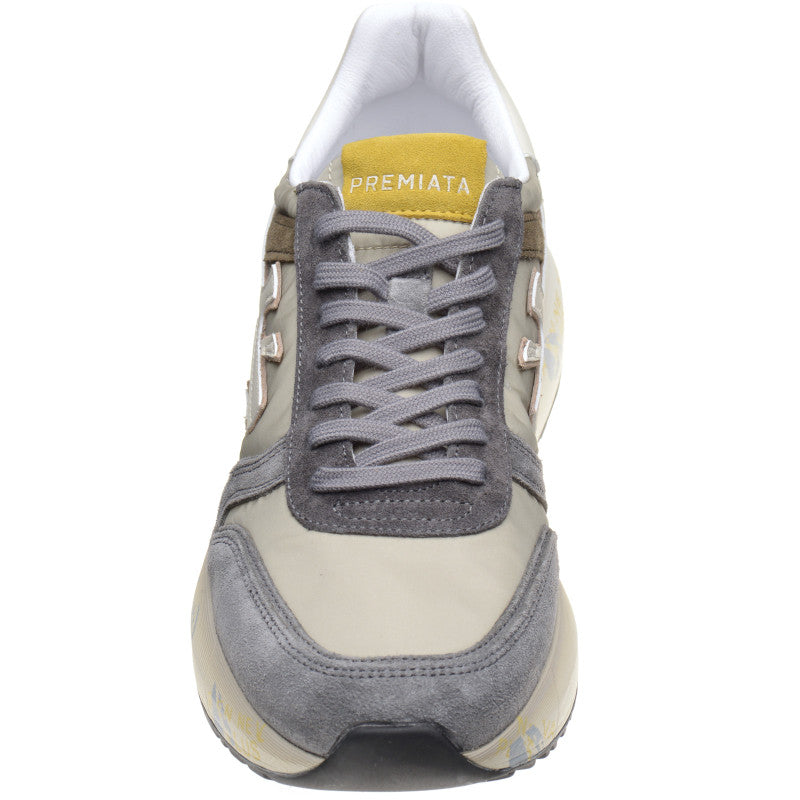 Product image for Premiata Mick mens rubber-soled trainers in grey