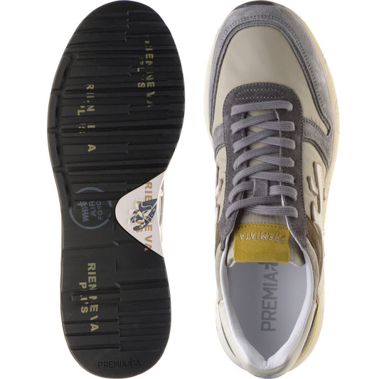 Product image for Premiata Mick mens rubber-soled trainers in grey