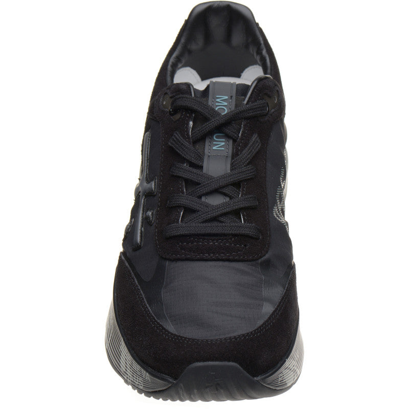 Product image for Premiata Moerun mens rubber-soled trainers in black