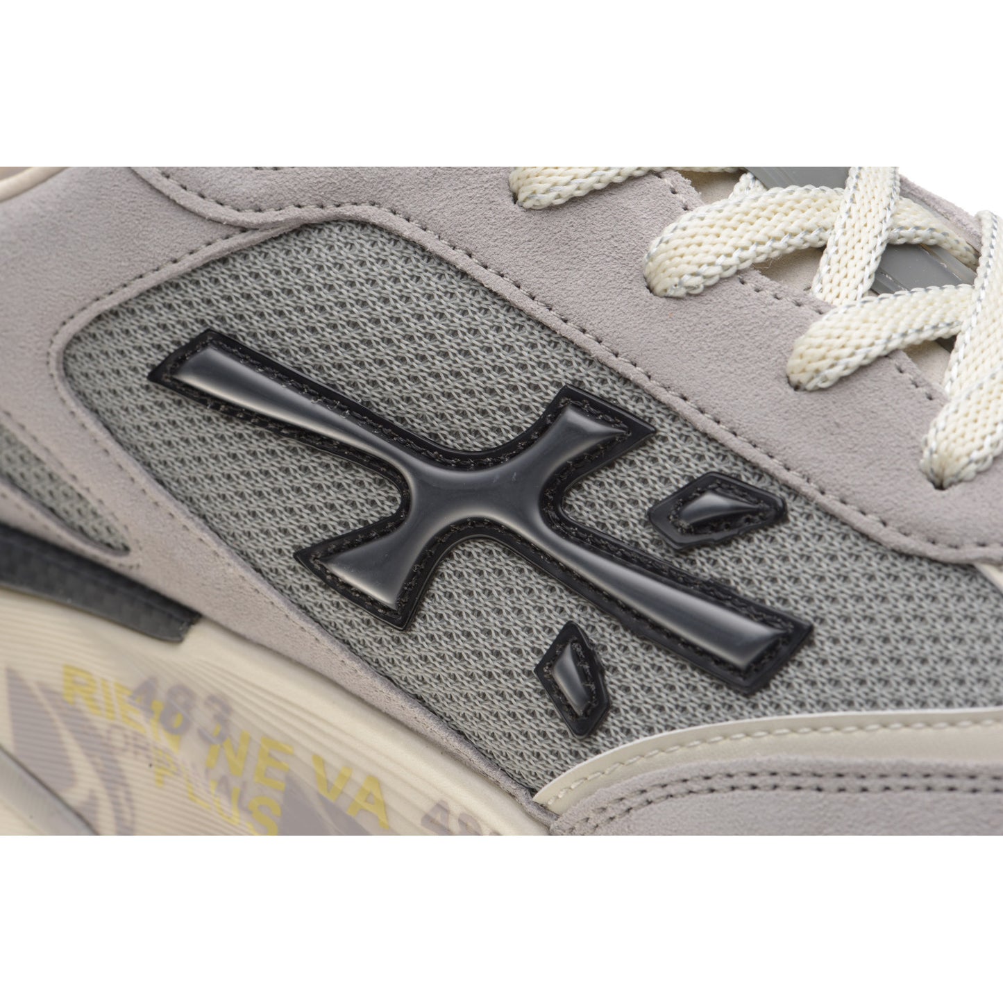 Product image for Premiata Moerun mens rubber-soled trainers in grey