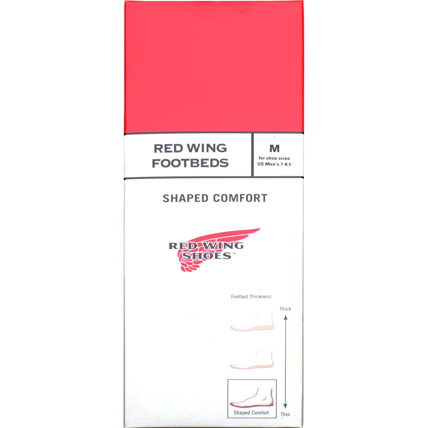 Product image for Red Wing Footbeds in red and suede