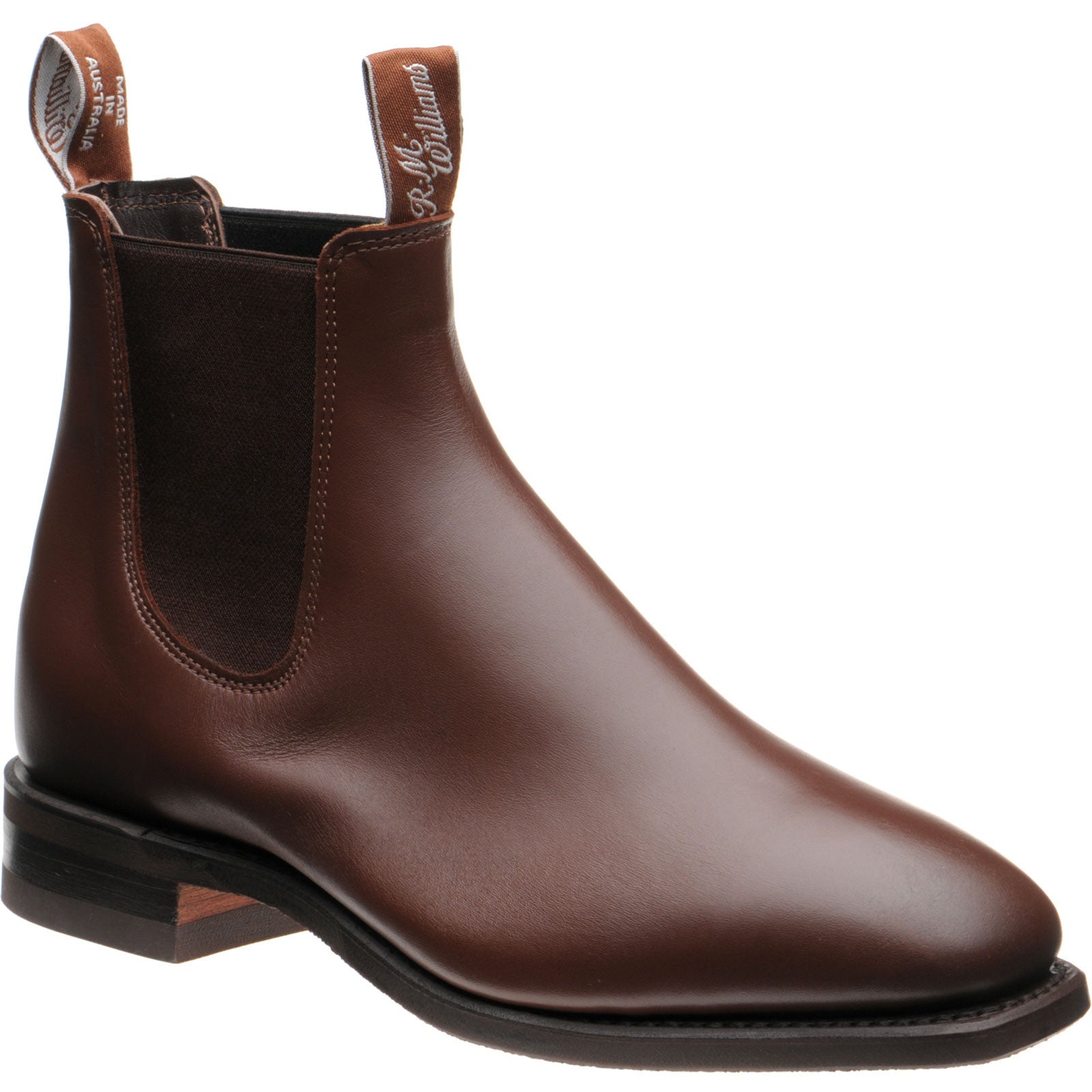 RM Williams Comfort Craftsman mens rubber-soled Chelsea boots in