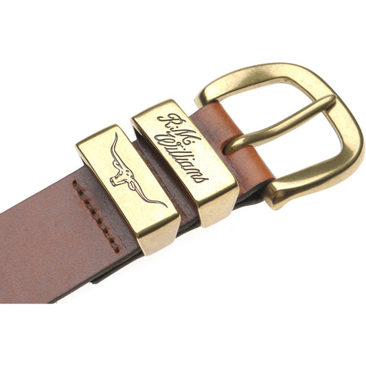 Product image for RM Williams Drover Belt in mid brown